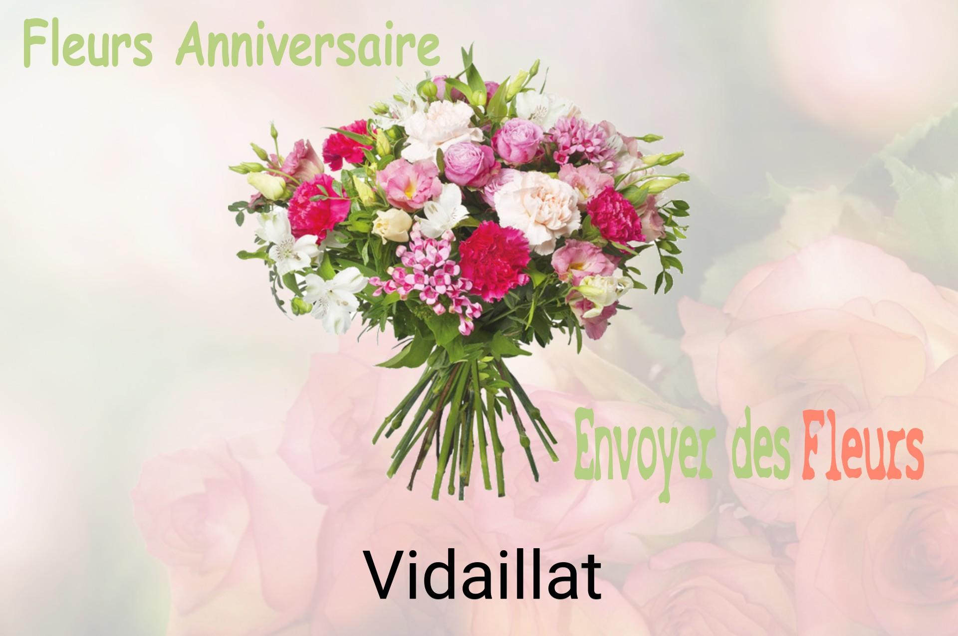 Bouquet de fleurs d’anniversaire livré à Vidaillat
