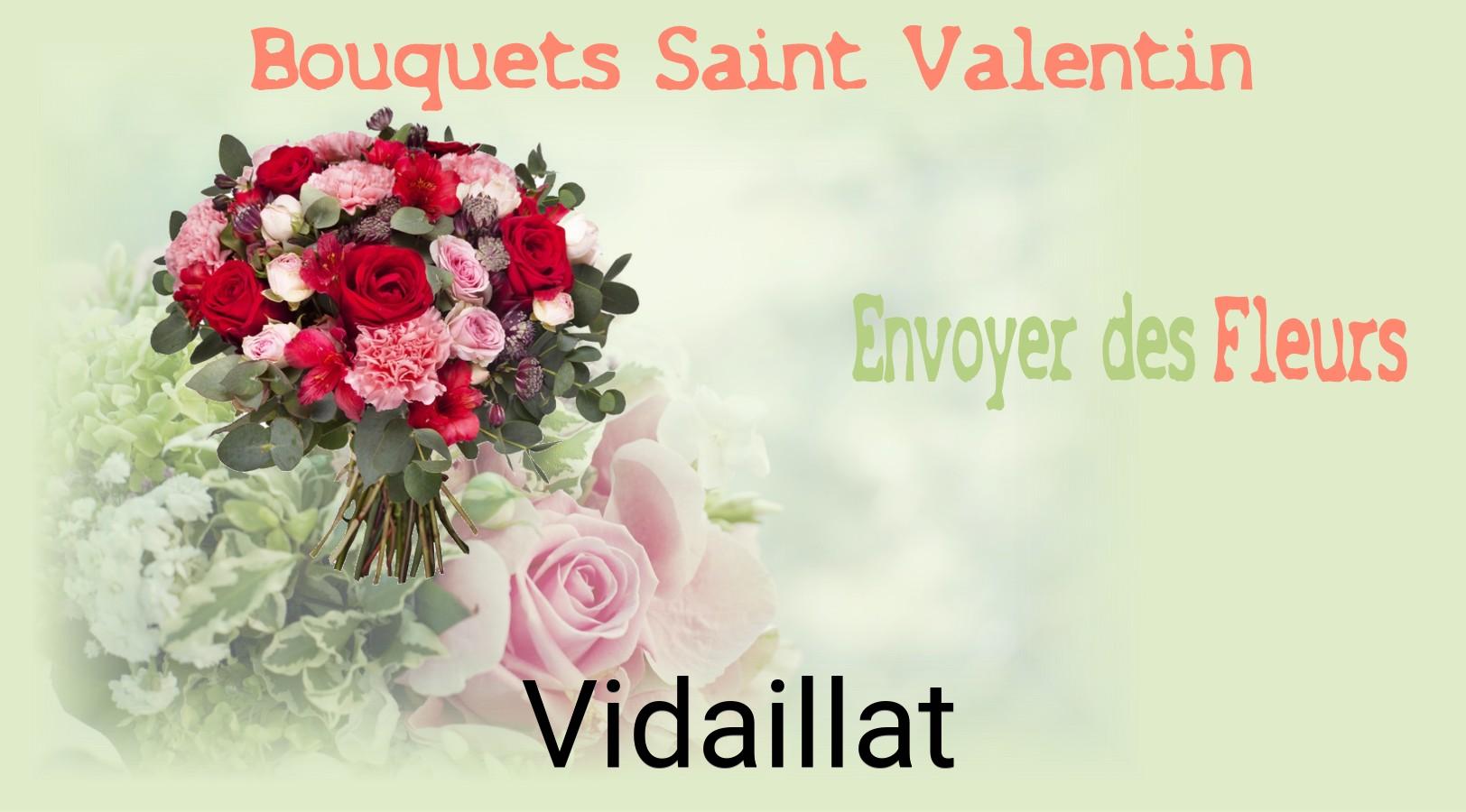 Roses de Saint-Valentin livrées à Vidaillat